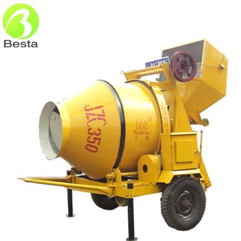 Liter Reversible Drum Electric Concrete Mixer With Towable Wheels