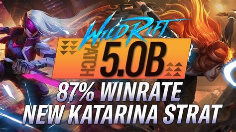 Wild Rift Insane 87 Winrate Katarina Strategy Challenger Katarina