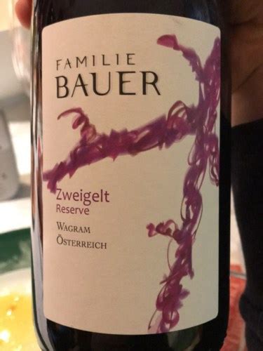 Familie Bauer Zweigelt Reserve Vivino Nederland