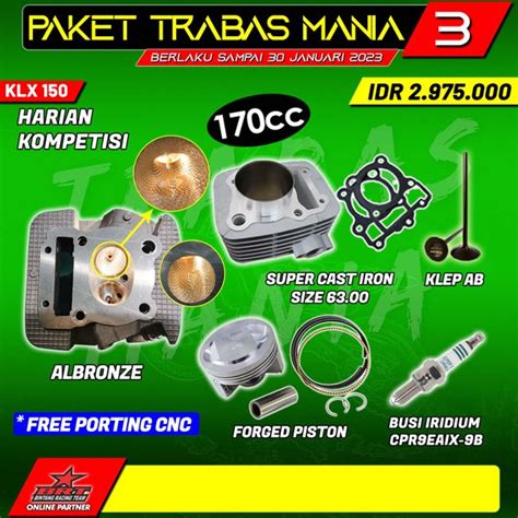 Jual Brt Paket Trabas Mania Klx Menjadi Cc Di Lapak Gp Racing