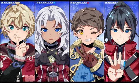 Rex Shulk Noah And Elma Xenoblade Chronicles And 4 More Drawn By