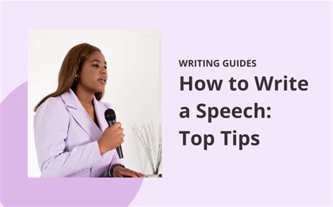 How To Write A Speech Top Tips