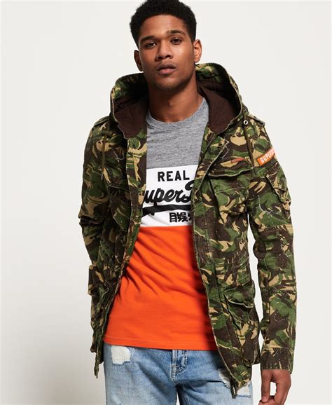 Sale Superdry Camo Puffer Jacket In Stock