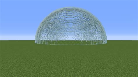 Giant Glass Dome Minecraft Map