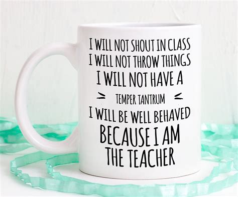 Teacher Gift Teacher Mugs Funny Teacher Mug Teacher | Etsy