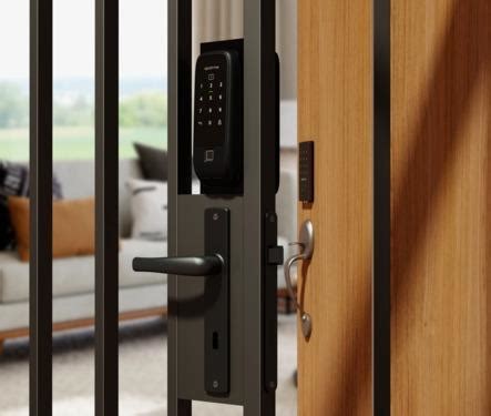 Igloohome Gate Door Combo Rim Lock Metal Gate 2 Fingerprint Smart