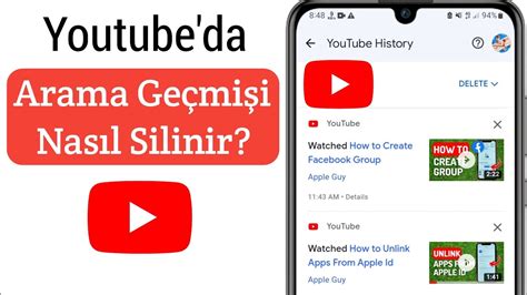 Youtube Da Arama Ge Mi I Nas L Silinir Youtube