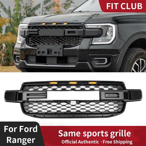 Parrillas Estilo Raptor Para Ford Ranger T X Con Poca Luz