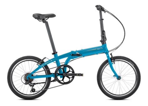 Bicicleta urbana plegable Tern Link A7 R20 Único frenos v brakes cambio