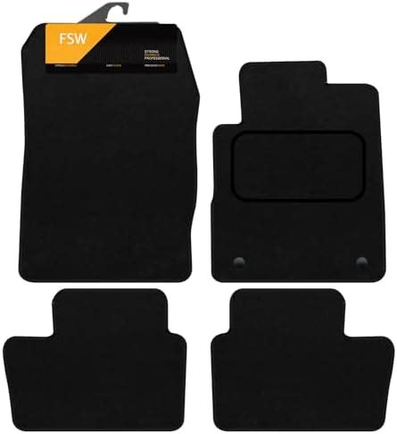 FSW Tailored Mats Fits Nissan Juke 2019 Onwards Black Carpet