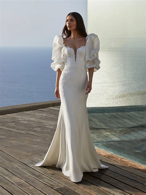 34 Puff Sleeve Wedding Dresses For Stylish Brides Uk