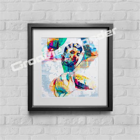 Naked Man Legs Up Colorful Abstract Modern Art Etsy