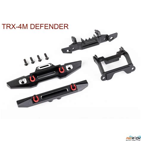 Pare Chocs Avant Arri Re Alu Anodis Noir Trx M Defender