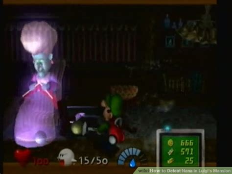 How To Defeat Nana In Luigis Mansion 6 Steps With Pictures