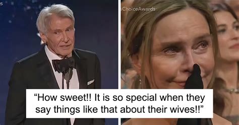 World Touched By Harrison Fords Words To His Wife At 2024 Critics