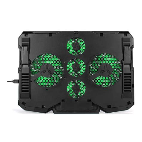 Accessory Power Enhance Cryogen Gaming Laptop Cooling Pad Green Micro