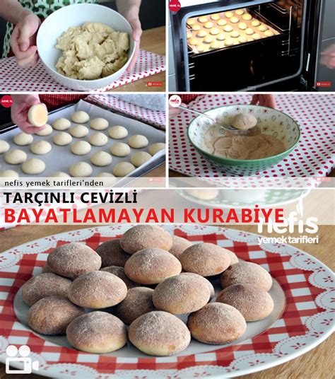 Tarçınlı Cevizli Kurabiye Tarifi Nefis Yemek Tarifleri