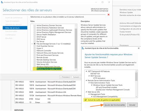 Installation De Wsus Sur Windows Server