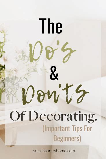 Decorating Tips For Beginners Small Country Home