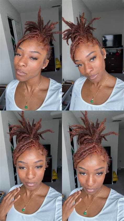 Ginger Locs In 2022 Cinnamon Hair Colors Cinnamon Adore Hair Color