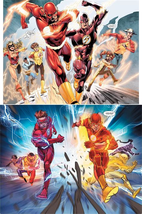 Flash Family: Then and Now. : r/DCcomics