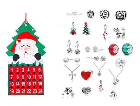 25-Piece Jewelry Advent Calendar with Swarovski Crystals JUST $39.99