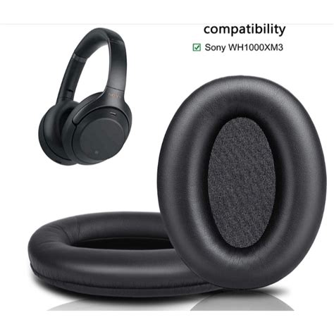 WH1000XM3 Earpads Ear Cushions Replacement Earpads Compatible With