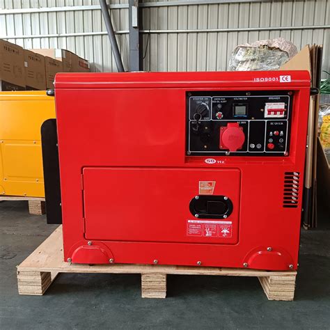 Red 100kw 125kva Quite Single Three Phase High Voltage Genset Diesel