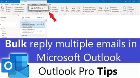 How To Bulk Reply Multiple Emails In Outlook Send Multiple Emails At