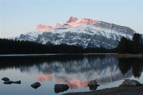 Banff/Lake Louise May 2010: Sunrise at Two Jack Lake