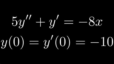 How To Use The Method Of Undetermined Coefficients To Solve An Initial