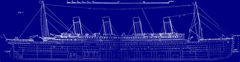 Titanic blueprint section | Titanic's End | Pinterest