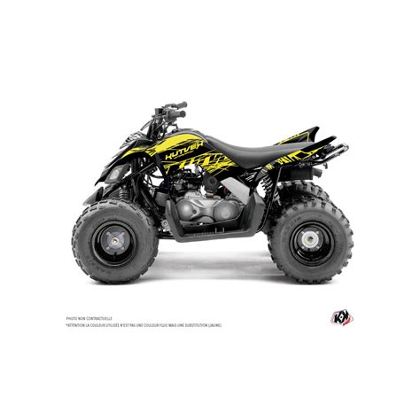 Kit D Co Quad Eraser Fluo Yamaha Raptor Jaune