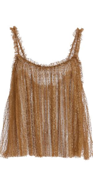 Ulla Johnson Romy Metallic Top Nude US