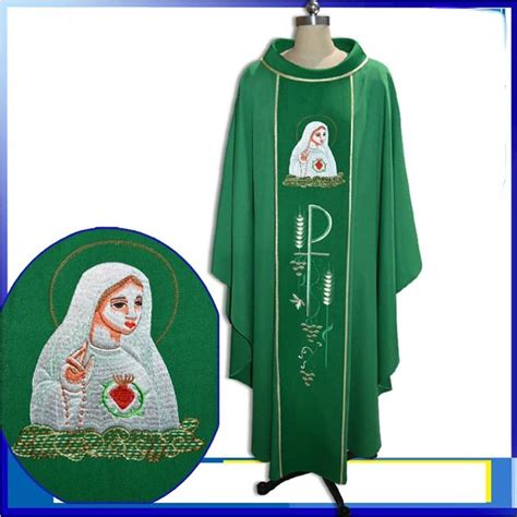 Chasuble Priester Mass Clothes Pastors Costume Christian Liturgical