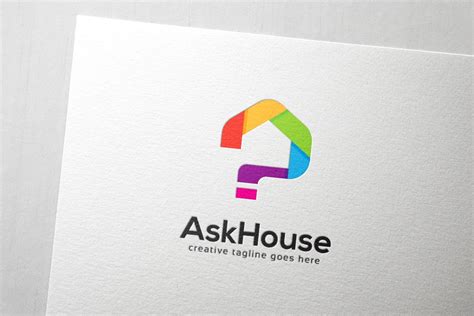 Ask House Logo Branding And Logo Templates Creative Market