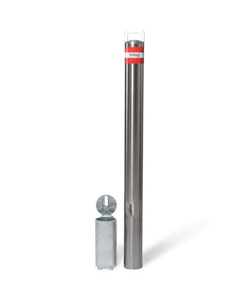 Removable Bollard Mm Diameter Cast In Sleeve Padlock