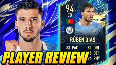 94 Tots Ruben Dias Player Review 🤩 The Best Defender In The Prem Fifa