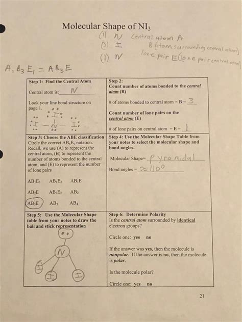 Answered: A₁ B3 E₁ = A B3 E Molecular Shape Step… | bartleby