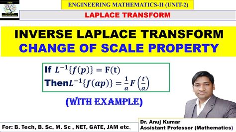 Change Of Scale Property In Inverse Laplace Transformation Inverse