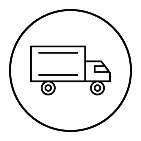 Premium Vector Delivery Truck Vector Illustration