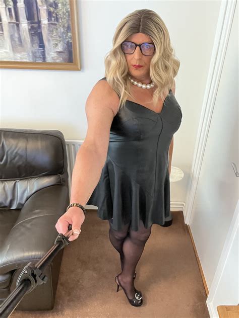 Amateur Crossdresser Kellycd2022 Sexy Milf Black Pvc Dress 53 Pics XHamster