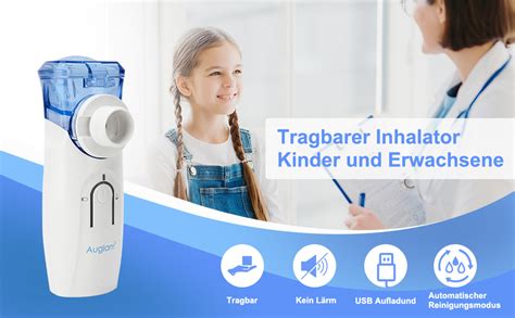 Inhalator Vernebler Inhalierger T F R Kinder Und Erwachsene