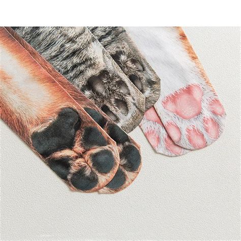 Bas Chaussettes Unisexes Motifs D Animaux Pour Femmes Motif