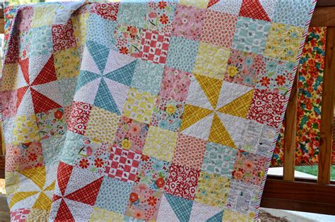 Pinwheels And Patches Quilt Tutorial