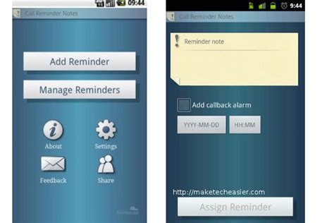 how to set reminders on android phone