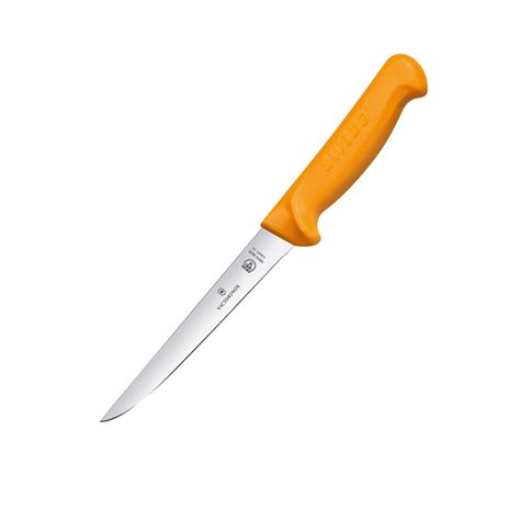 Victorinox Swibo Straight Wide Blade Boning Knife Cm Orange Everten