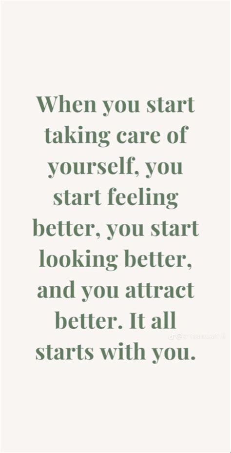 Start Feeling Better By Taking Care Of Yourself