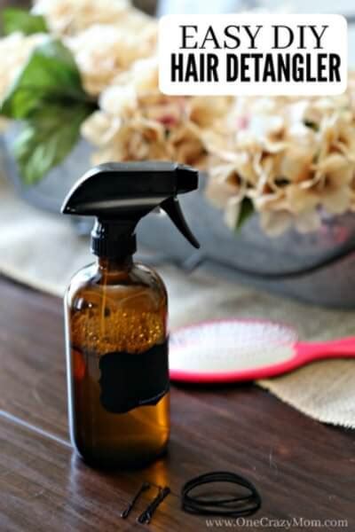 Homemade Hair Detangler Quick And Easy Diy Hair Detangler