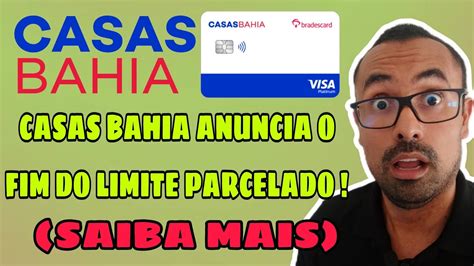 Urgente Cart O De Cr Dito Casas Bahia N O Tera Mais Limite